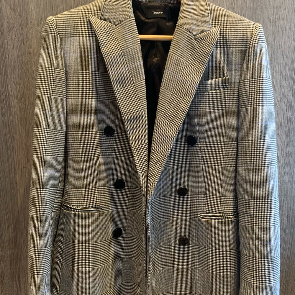 Theory tweed blazer/suit jacket